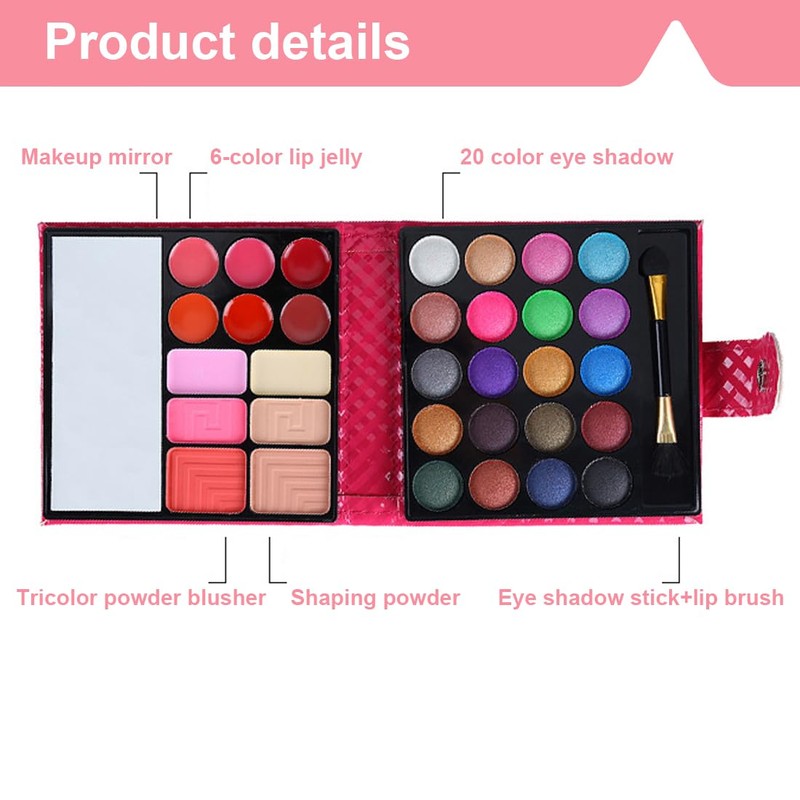 OUDQFCJ 32 Farben Lidschattenpalette Schimmernde Lidschattenpalette Makeup Palette Makeup Palette