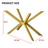 Modern Table Base Gold 29" Metal Dining Table Legs with