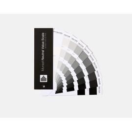 Pantone Munsell Neutral Value Scale - Glossy Finish | A 37-Step Gray Scale Fan Deck | M50130