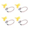 Ruimou 4Pcs 1V~6V 130 Micro DC Motor 17000-18000 RPM with