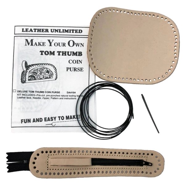 Leather Unlimited Tom Thumb Coin Purse Leather Craft Kit -