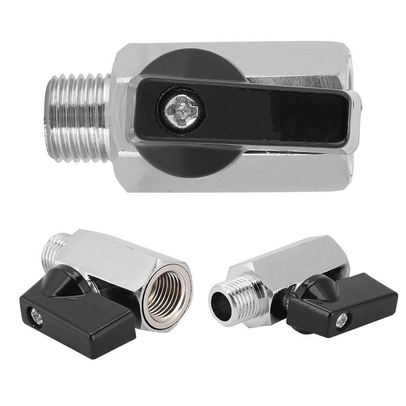 Tonysa G1/4 Female Thread Valve, Brass Water Cooling Valve, Computer