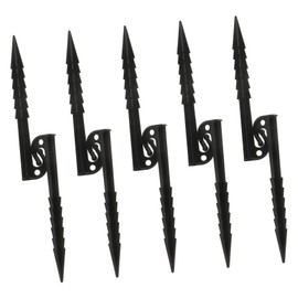 ABOOFAN 10pcs Heavy Duty Plastic Tent Stakes Ground Hooks for Tents Canopies Windproof Outdoor Pegs Multi Use Ground Nails for Camping Travel Suitable for Grass