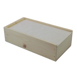 2 Bottle Slide-Top Wine Box Made Out of Western Pine