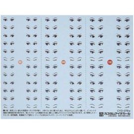 High Queue Parts 1/12 Pupil Decal Series Custom Eye Decals 7-B (1 Pieces) Plastic Model Decals CYD-07B