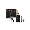 VacuVin Wine Premium Set: R.I.Black + Single Pull Black +