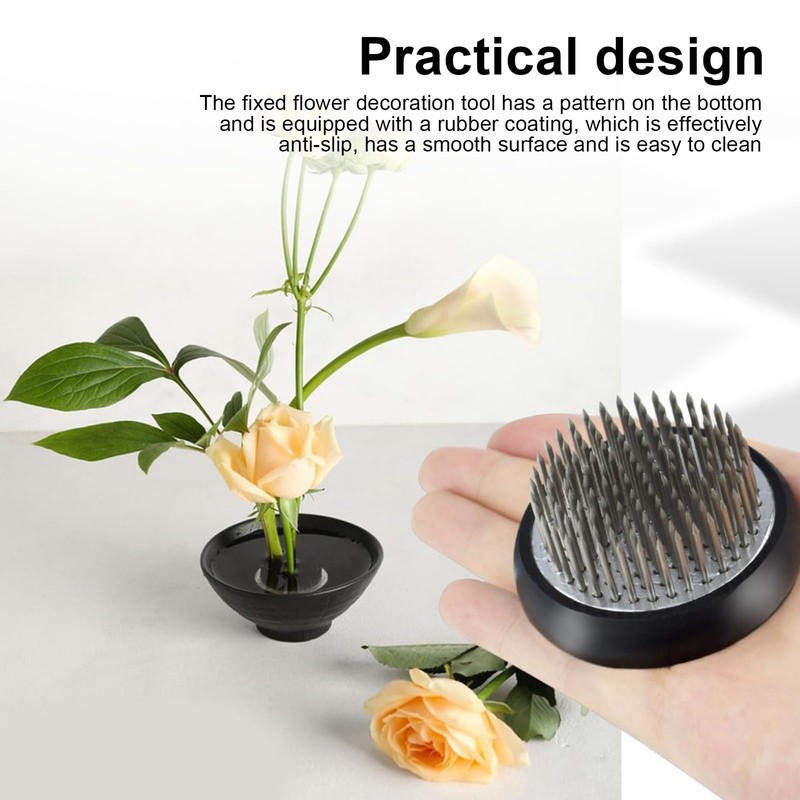 PHMING Pack of 4 Hedgehog Flowers, Flower Hedgehog with Rubber