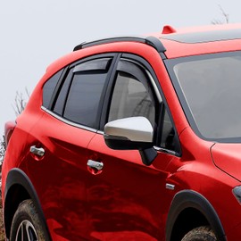 Voron Glass in-Channel Extra Durable Rain Guards for Subaru XV Crosstrek 2018-2023/Subaru Impreza 2017-2023 Hatchback, Window Deflectors, Vent Window Visors, 4 Pieces - 200477
