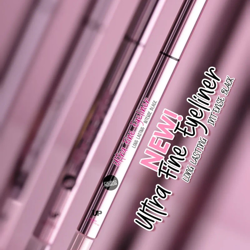 Ultra Fine Eyeliner Delineador Ojos Larga Duración Pink Up