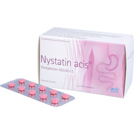 NYSTATIN acis film-coated tablets, pack of 100