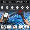 Multifunction RJ45 Network Caber Tester,Cable Tracer,Rechargeable Wire Tester,UTP Conntinue and