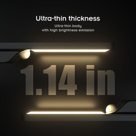 Mofkirg (4 Pack) Solar Outdoor Wall Light, Waterproof, 2025 Model, 2000mAh Battery, 350 Lumens, 3 Modes, 3000K Warm White, Motion Sensor, Solar Lights for Fences Camping Steps Deck Doors Posts Patios