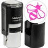 MaxMark Round Self Inking Emoji Stamp - Bee - Pink