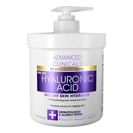 Advanced Clinicals Crema Hidratante Con Ácido Hialurónico Mixta Día/noche