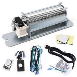 Replacement Fireplace Blower Fan Kit for Continental Napoleon Fireplaces, GZ550-1KT GZ550 Fireplace Blower, Fireplace Blower Kit for Continental BCDV36NTR CDV36PTR CDV34 CDV36NTR, Rotom HB-RB58 HBRB58