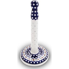 Bunzlauer Keramik Kitchen Roll Holder Paper Roll Holder Kitchen Roll Holder Kitchen Roll Dispenser Diameter 18 cm Height 33 cm Decor 41