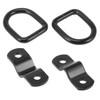 MACHSWON Pack of 10 Black D Rings Anchor Lashing Ring