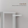 TUTOTAK Bookshelf, 6-Tier Tall Book Shelf, Narrow Bookcase for Small