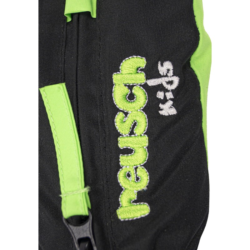 Reusch Baby Ben Mitten Gloves, Black/Neon Green, I