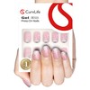 Curvlife Soft Gel Press on Nails, Short Square Shining French