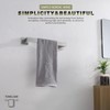 KOKOSIRI 12-Inch Single Towel Bar, Bathroom Kitchen Towel Holder, Wall