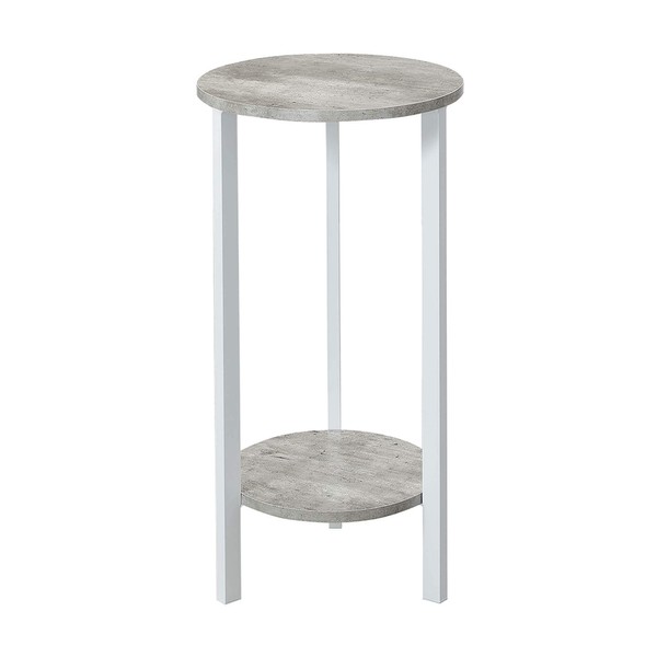 Convenience Concepts Graystone 31" Plant Stand, Faux Birch / White
