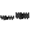 PRODIAMANT Joint Crosses T-Pieces Stackable for Patio Panels Width 4