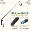 Idzo Deck Bird Feeder Hanger for Railing, 28inch Deck Hook