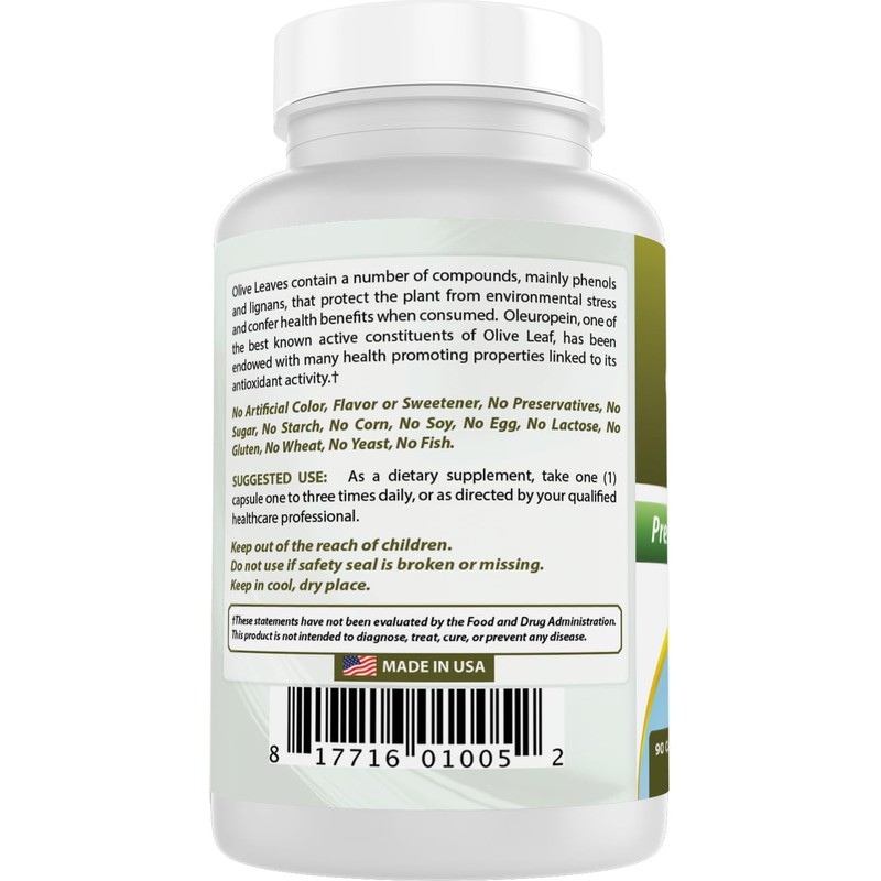 Best Naturals Olive Leaf Extract, 700 Mg, 90 Capsules