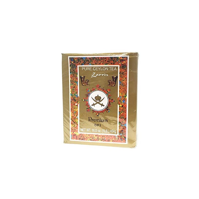 Zarrin Gold Label Pure Ceylon Orange Pekoe OP Loos Tea,