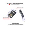 Ahijklmn Plastic Buckles - Side Release Buckle Clips + Tri