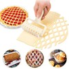 Lattice Roller Cutter, Pie Pizza Cookie Dough Roller Lattice Household