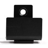 Barn Door Floor Guide Hardware with Screws, Black Steel Hardware