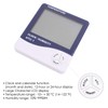 DIGIFLEX Digital LCD Temperature and Humidity Meter Clock Alarm