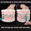500 Pcs Orthodontic Elastic Rubber Bands, 3.5 Ounces Heavy Dental