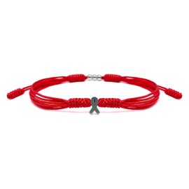 HARACRAFT Red Awareness Bracelet for Stroke, Heart Disease, Substance Abuse, HIV, AIDS, DUI Awareness and More, Bracelet For A Cause, Protection String for Men, Women