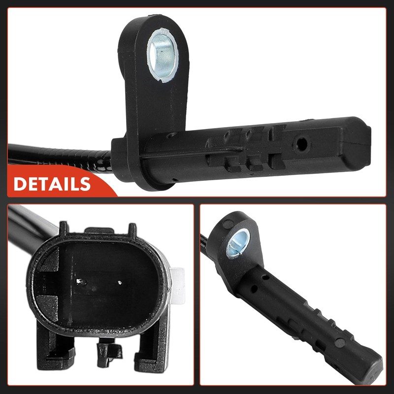 Frankberg 2x ABS Sensor 2-Pins Rear Left Right Compatible with