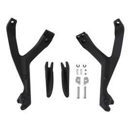 TCT-MOTORPARTS Black Passenger Foot Pegs Footrest Bracket Fits for Ducati 899 959 1199 1299 Panigale