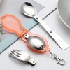 3Pcs Replacement Spoon & Fork for Thermos, Cutlery Set Ultra-Lightweight