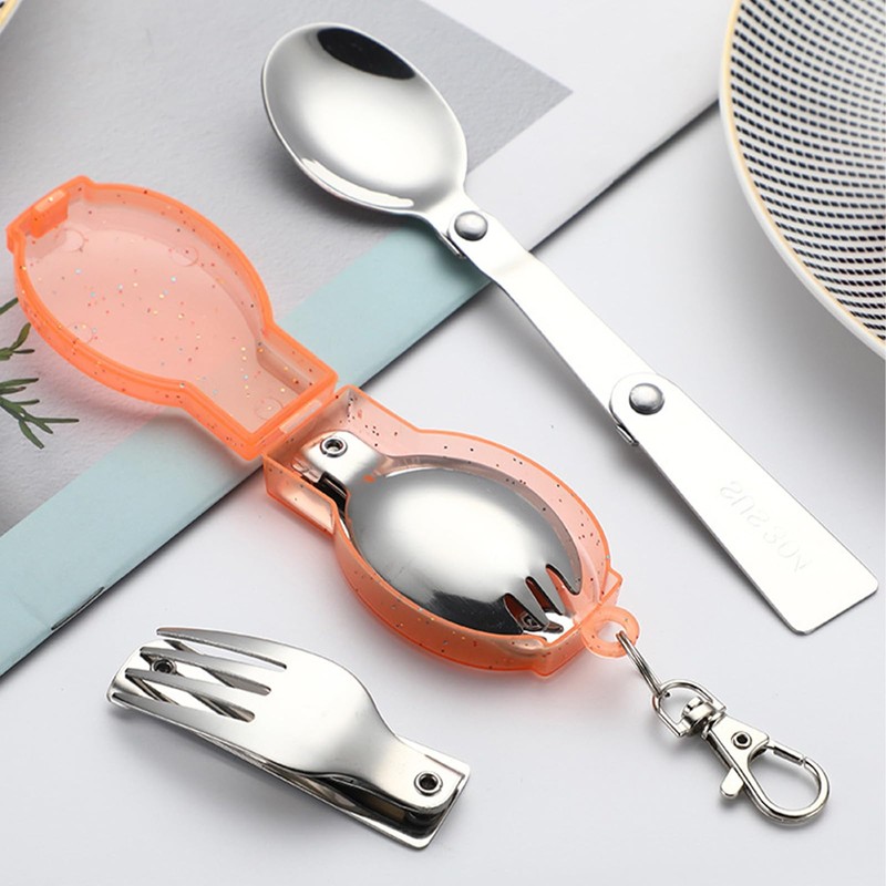 3Pcs Replacement Spoon & Fork for Thermos, Cutlery Set Ultra-Lightweight