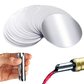 100 Pieces of Wine Pourer, Reusable Aluminum Wine Pourer, Anti-Drip Wine Pourer, Suitable for Wine Bottles, Restaurants, Hotels, Bars, Clubs