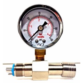 DCI International 7267 Handpiece Pressure Gauge (0-100 PSI)