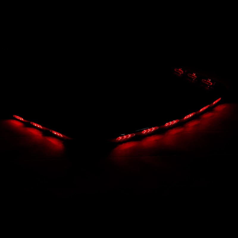 TCMT Rear Trunk Decoration Trim Molding Cover LED Lights Fit