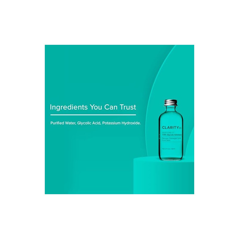 ClarityRx Restore Glycolic Exfoliator, 2 Fl Oz (packaging may vary)