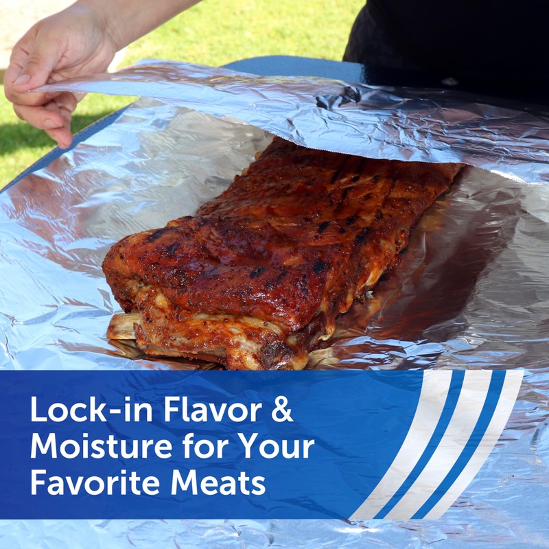 Reynolds Wrap Pitmaster's Choice Extra Thick Foil for Grilling, 18