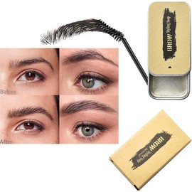 Jabón Para Cejas Kit de Jabón Para Peinar Las Cejas Gel Para Cejas de Ajuste Resistente Al Agua de Larga Duración Para Maquillaje de Cejas, Cejas Naturales, Bálsamo de Maquillaje Para Cejas Plumosas 3D