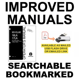 New Holland 16LA 17LA Loaders Operator & Maintenance Manual TC35A/45A/35DA