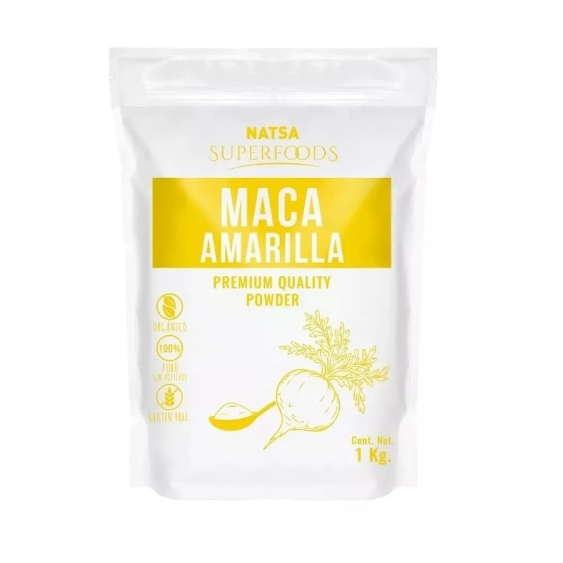 Natsa maca amarilla organica Calidad Premium 1kg