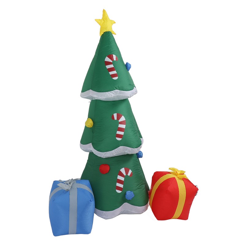 Christmas Tree Inflatables Outdoor Decoration with LED Lights Blow Up