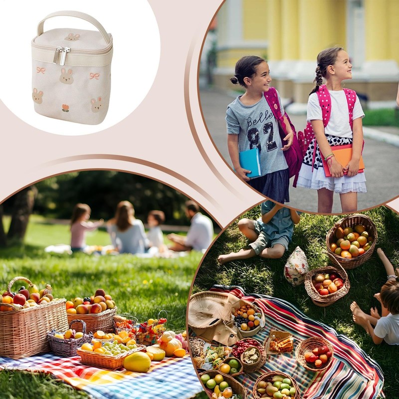 Cooler Bag - Cartoon Small Cooler Bag | Reusable Foldable